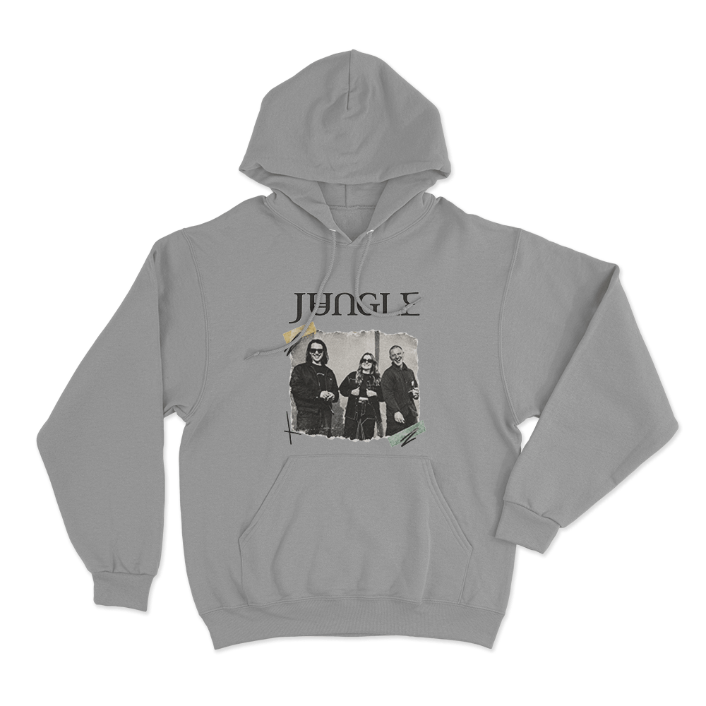 Jungle Band Photo Unisex Hoodie Grey Jungle Band Photo Unisex Hoodie Grey