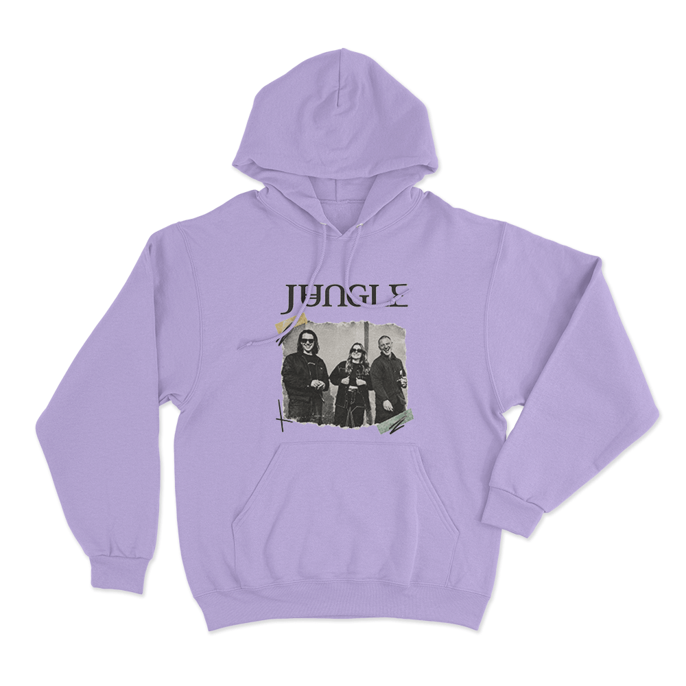 Jungle Band Photo Unisex Hoodie Purple Jungle Band Photo Unisex Hoodie Purple