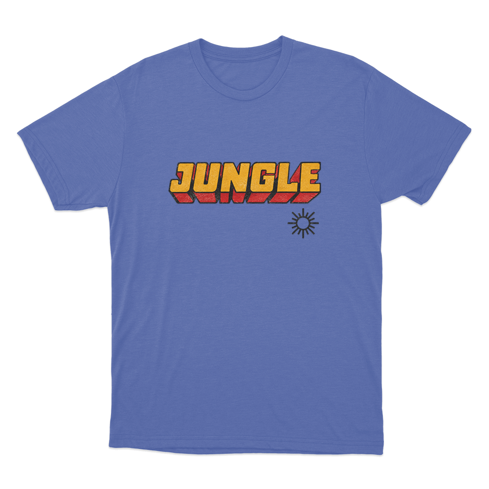 Jungle Sun Unisex T Shirt Blue Jungle Sun Unisex T Shirt Blue