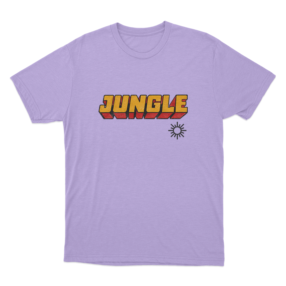 Jungle Sun Unisex T Shirt Purple Jungle Sun Unisex T Shirt Purple