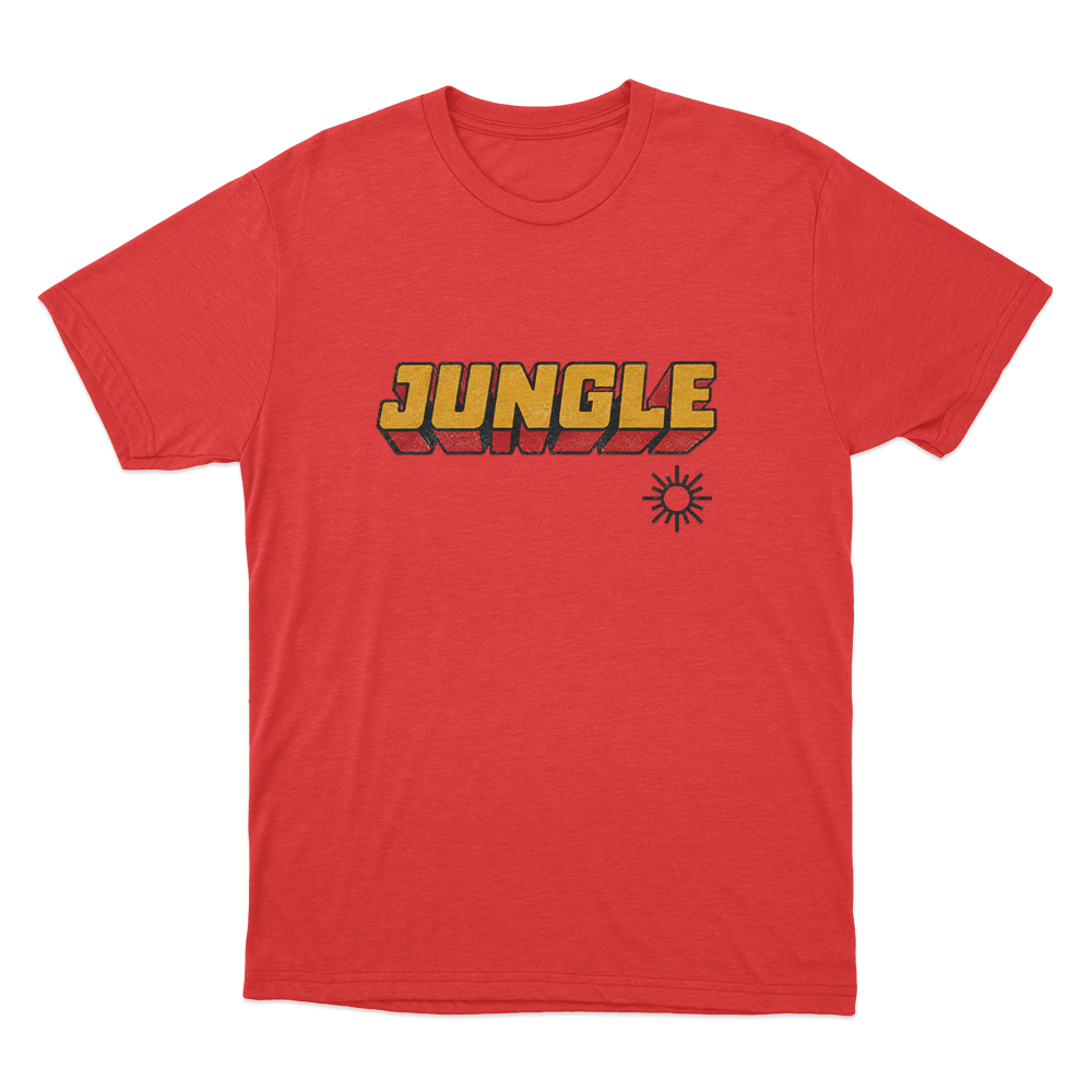 Jungle Sun Unisex T Shirt Red Jungle Sun Unisex T Shirt Red