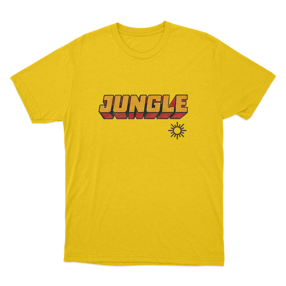 Jungle Sun Unisex T Shirt Yellow Jungle Sun Unisex T Shirt Yellow
