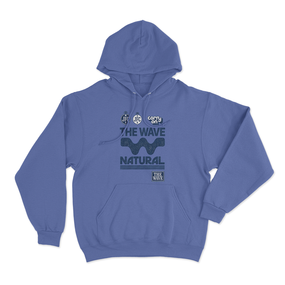 The Wave Racing Unisex Hoodie Blue The Wave Racing Unisex Hoodie Blue