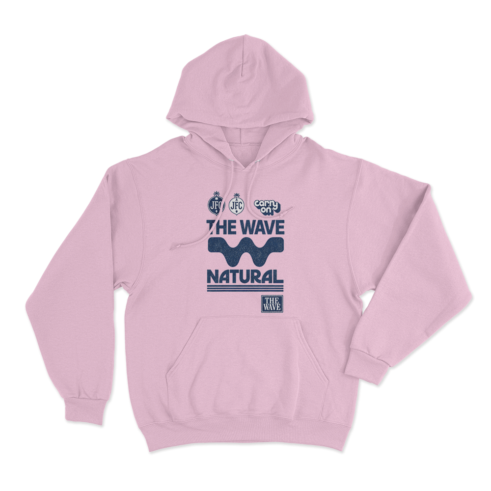 The Wave Racing Unisex Hoodie Pink The Wave Racing Unisex Hoodie Pink
