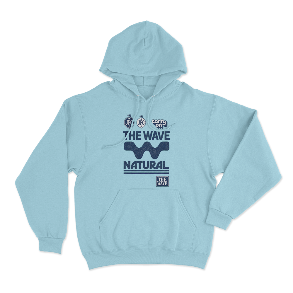 The Wave Racing Unisex Hoodie Sky Blue The Wave Racing Unisex Hoodie Sky Blue