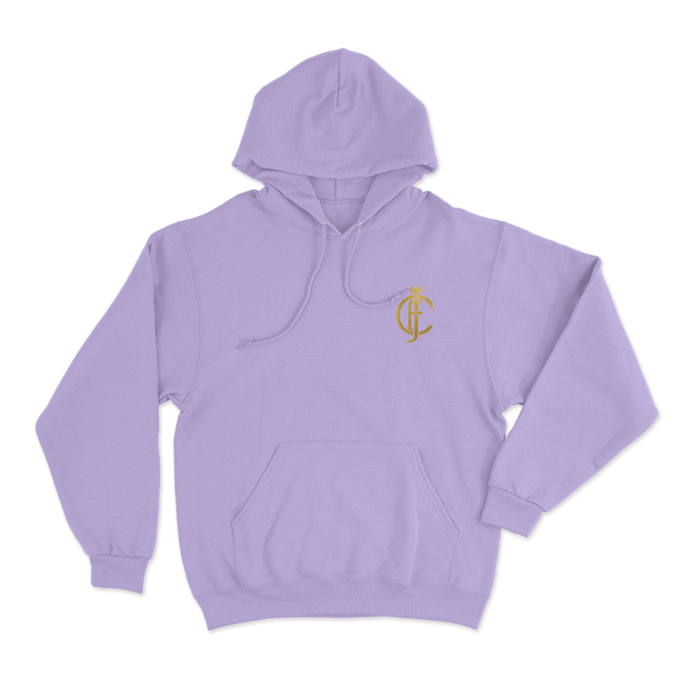 ungle Golden Monogram Logo Unisex Hoodie Purple ungle Golden Monogram Logo Unisex Hoodie Purple